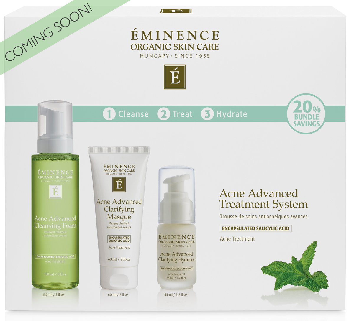 Spa810wprk's tweet photo. Looking for a solution to problematic skin? We are proud to announce the NEW Eminence Organic Skin Care Acne Advanced Treatment system! Coming Soon! #BacktoSchool #FreshSkin #FallSemester #AcneSystem #spa810 #spa810winterpark https://t.co/RjO6rfVv7K