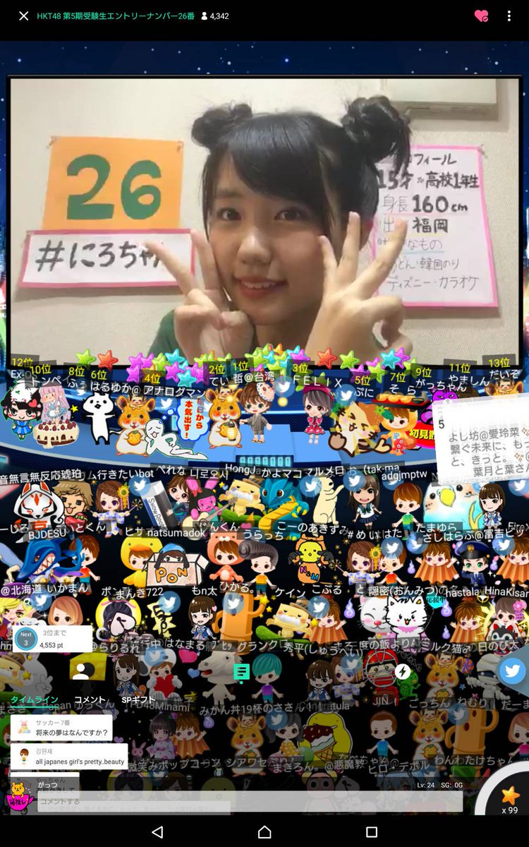 Yes Tiger 5 Gochan 16 And In Her First Year Of High School From Yamaguchi Good At Singing And Running Looks Up To Sakura Miyawaki Favorite Hkt Songs Are Hatsukoi