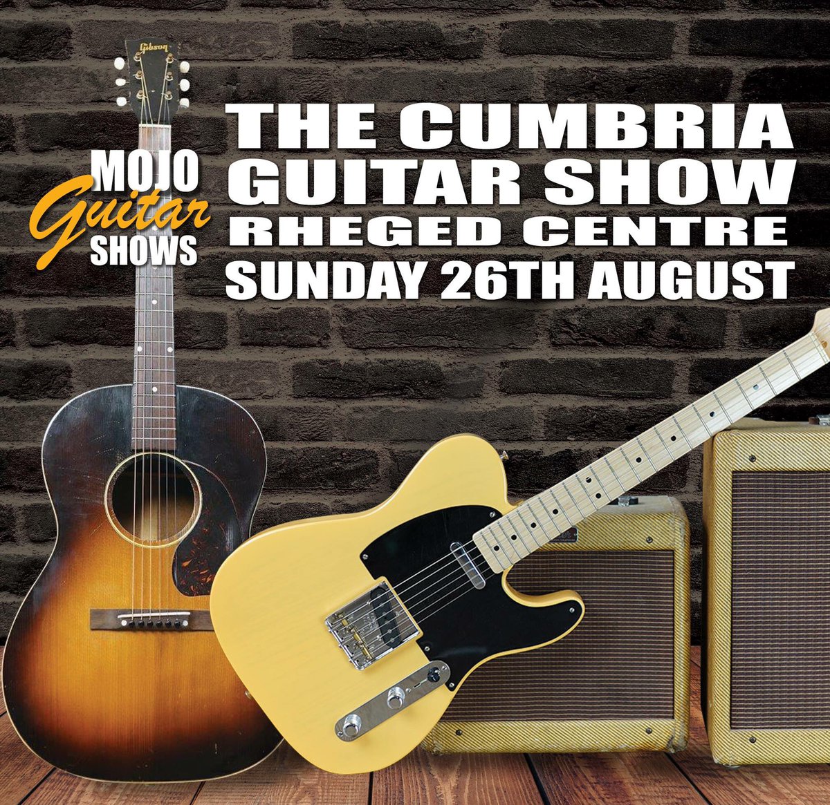 MojoShows's tweet photo. The north of England’s longest running guitar show this Sun @RhegedCentre doors open at 10.00am @SfarzoStringsUK @FlattleyPedals @chickenbonejohn @SmoothHoundUK @McCrerieGuitars https://t.co/lUGZOQv44h