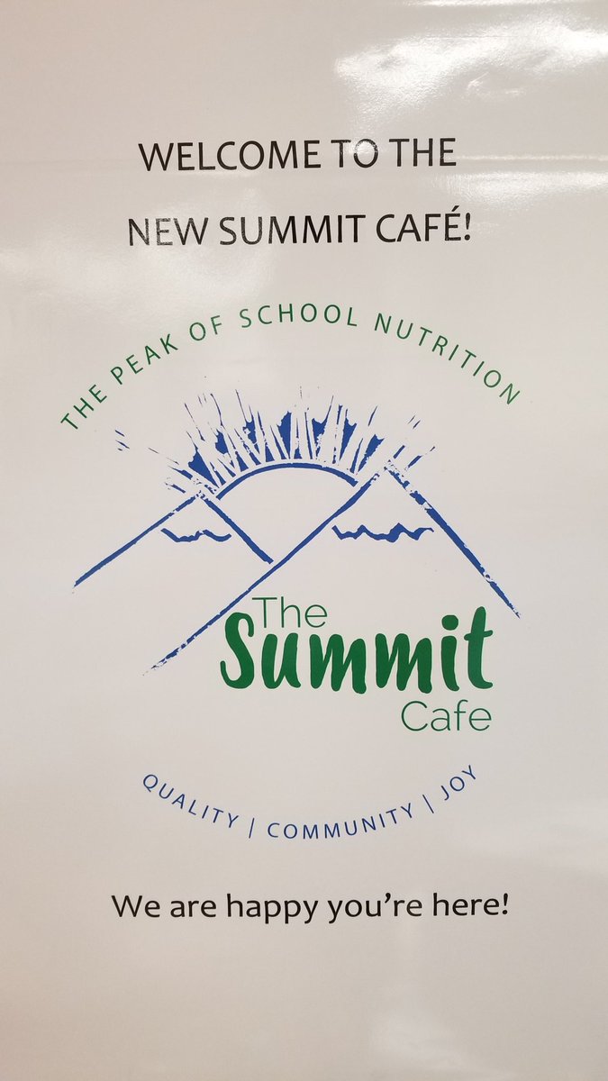 KemptonESS's tweet image. We want to give a shout out to Ms. Josie, our CACFP server, for being amazing at what she does!! We also want to share the poster for our new cafeteria name: The Summit Cafe. 🍽🍓👩🏼‍🍳 #ESSRocks #LMSVHeart ❤