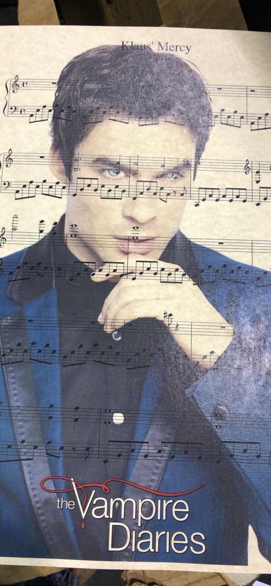 #WizardWorldChicago #VampireDiaries #IanSomerhalder #WindyCity 

BOOTH 1914 HALL F

new item!!!!! “Klaus’ Mercy”
, Love, LOVE.....real song from show!
Real sheet music 🎶 🎼 🎵