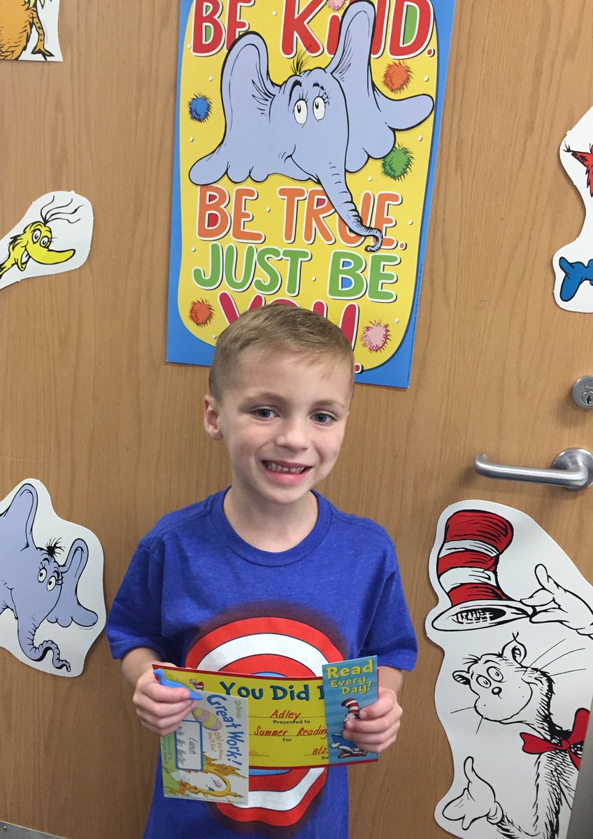 How exciting!  My first student to complete the Greenbrier Summer Reading Challenge! #greenbrier25