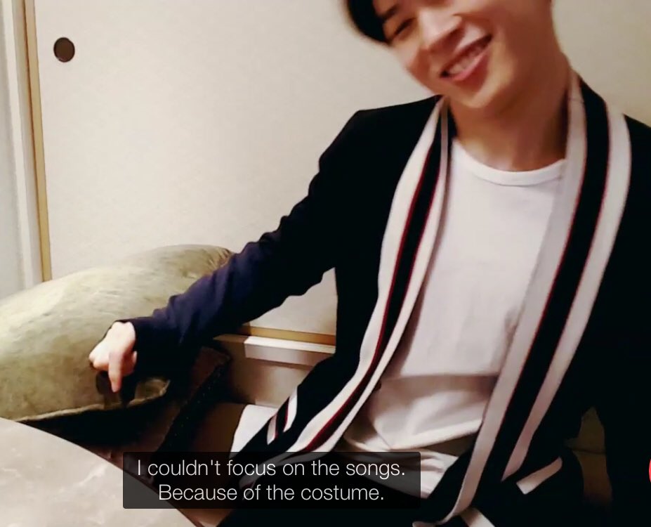 They set the whole tone and let the dancer sink into their role. Jimin himself has said that it throws him off if he’s made to dance a piece in a costume that does not fit the concept.  #JIMIN  @BTS_twt