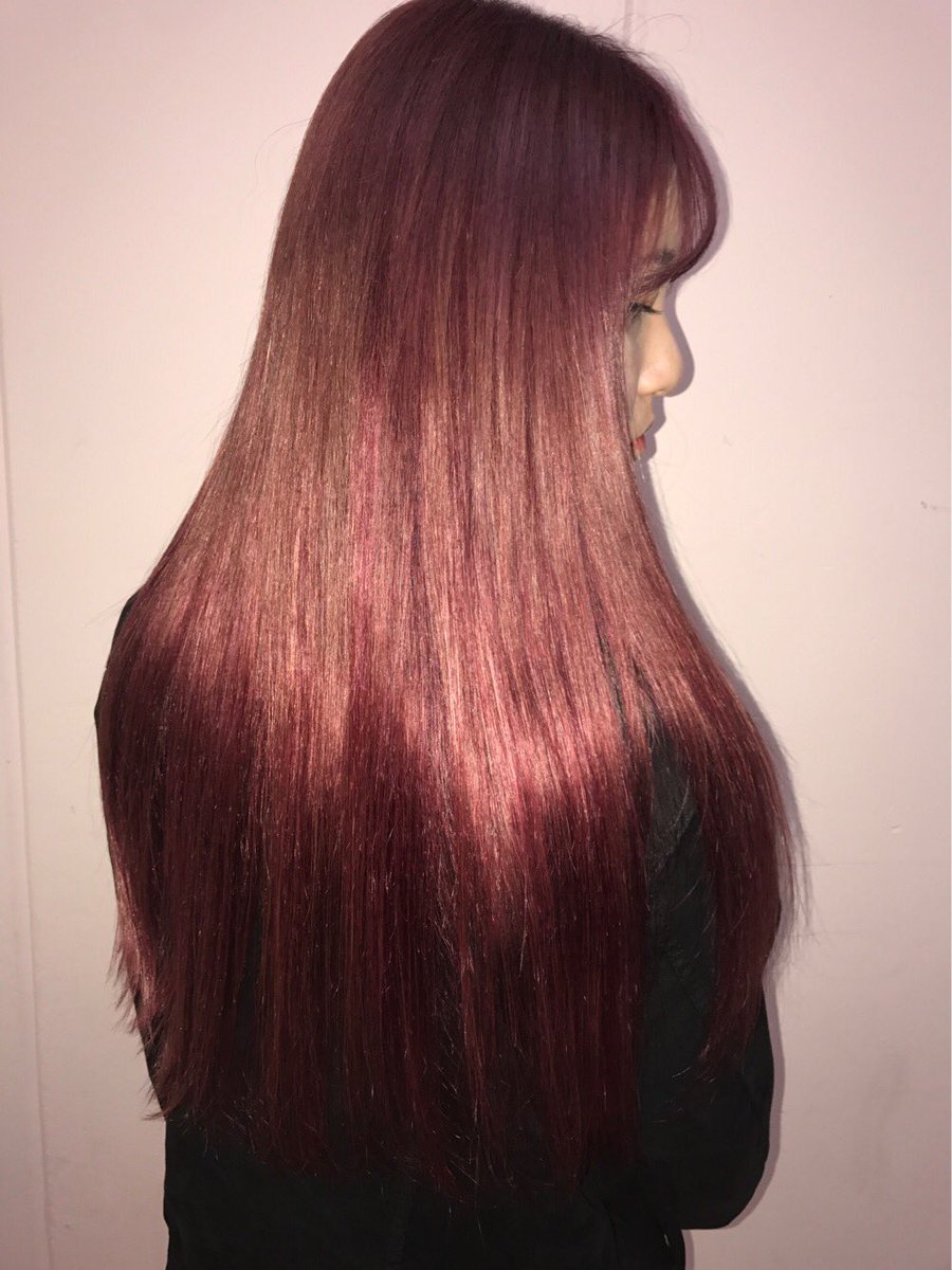 あるじゃんすー千葉店 カラー エクステ専門店 Auf Twitter こんにちは 赤系スタイルはエクステで 編み込みにもシール エクステにもご用意してます 当店のエクステは最高級人毛100 使用なのでツヤツヤです W エクステ 千葉