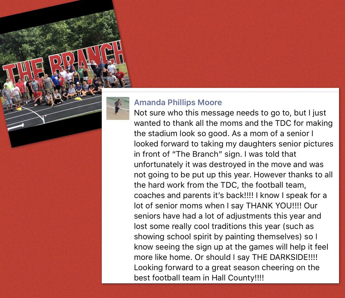 BranchBoys's tweet photo. Thank you Amanda for the sweet words! We love our community! We are here to stay and it’s going to be great!! #wewerethefirst #wearethebest #wearethebranch #seniorsareourfavorites ❤️🖤 https://t.co/lNj7hQ21pN