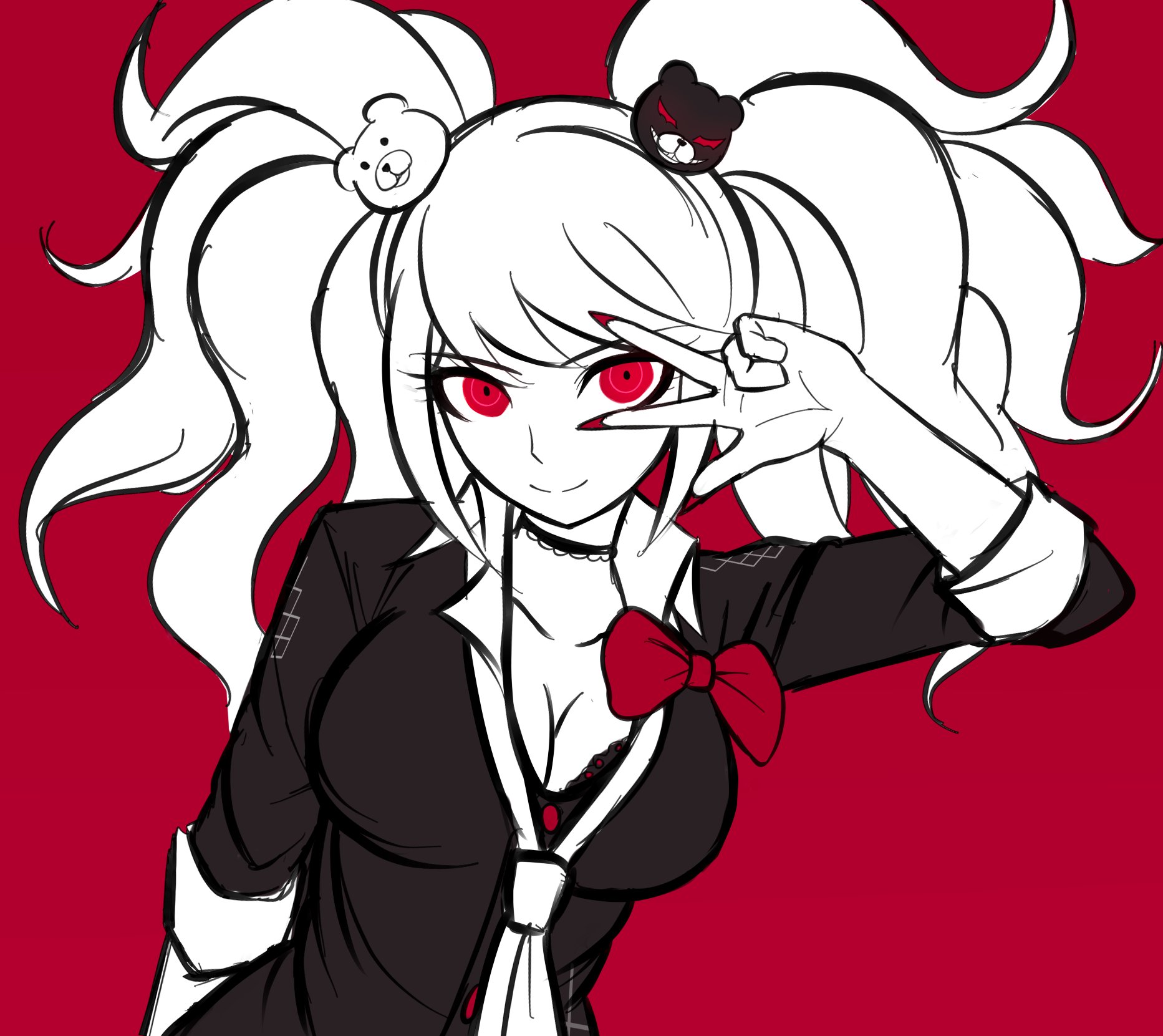 Despair Myart 江ノ島盾子 ダンガンロンパ Junkoenoshima Danganronpa Redrawingolddoodles T Co Vidghbeixm Twitter