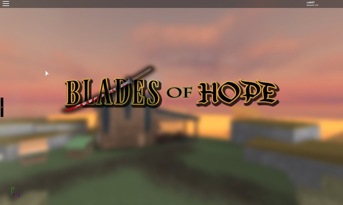 Cwb07 On Twitter Bladesofhope Development Is Coming Along Nicely Can T Wait To Let A Few Choice Individuals Alpha Test It Robloxdev Rbxdev Roblox Gaming Developer Dev Rbxbuilding Rbx Https T Co Qncwe7pzyf - roblox alpha blade