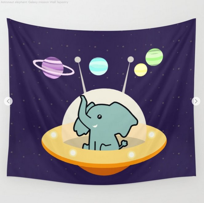 Eu_Genia_Art's tweet photo. #SOLD!
#Astronaut #elephant #Galaxy mission #Wall #Tapestry
https://t.co/OidPG2X8st
30% off this item today with code SUMMERSAVE
30% off this item with code #SUMMERSAVE ends tonight at midnight
T H A N K S ! ! !
#homedecor #society6 #wallart #deal #offer #discount https://t.co/qfV9EqZnGI