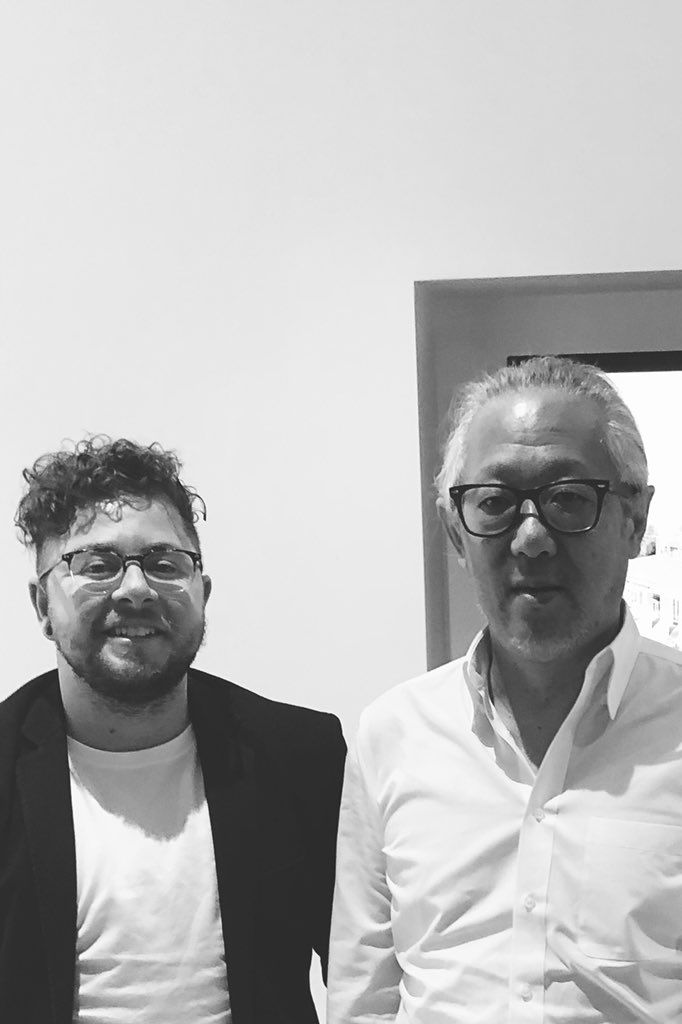RyanWazir's tweet photo. Had a fantastic chat with C. Po Ma from @moriyamateshima about the Aga Khan Museum &amp; The Ismaili Centre, Toronto, a space for Ismaili Muslims which incorporates public space. The project’s success was hinged on extensive consultation with the community. #ReimaginingMosques #Byera https://t.co/jU4UvjjFWo