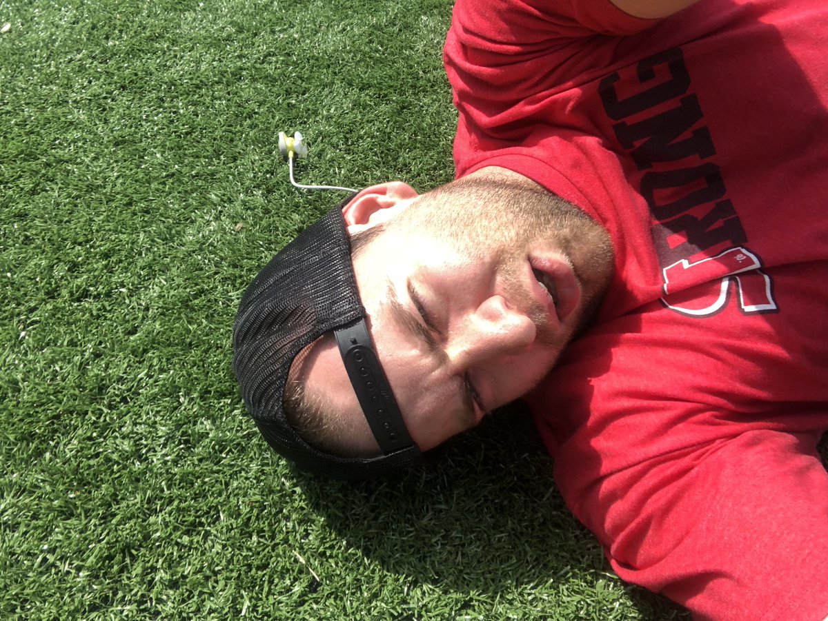 So I did a thing called 300m shuttles!! It’s death okay bye.