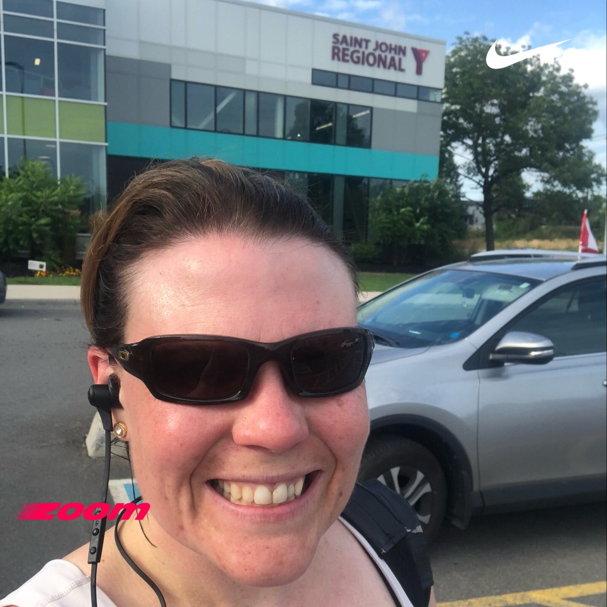 AmyMacAdam's tweet photo. Did the Nike Plus “Run with Kevin” and had @KevinHart4real and @bennettrun in my ear keeping me going on a speed run! Happy that I drove to the Y today! @Y_SaintJohn #nrc #runwithkevin #speedy https://t.co/yqQUtqUSs7