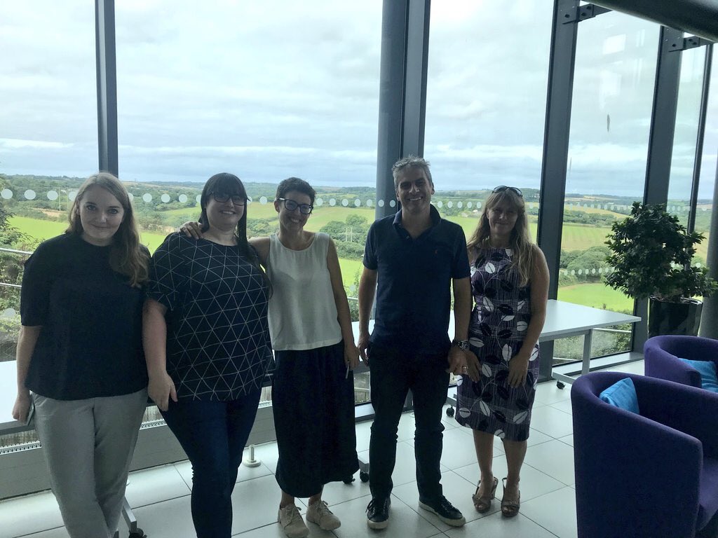 Days like today are my favourite!! Great day with Gerard &amp; Orla <a href="/TechNation/">Tech Nation</a> meeting @SwCornwall tech community &amp; sharing our stories. Thanks @mutusystem <a href="/HertzianLtd/">Hertzian</a> @HWICTruro <a href="/BluefruitSW/">Bluefruit Software</a> @packetship <a href="/Fal_Launchpad/">Falmouth Launchpad Futures</a> <a href="/goonhillyorg/">Goonhilly</a> <a href="/CornwallCollege/">Cornwall College</a> for joining us on tour!