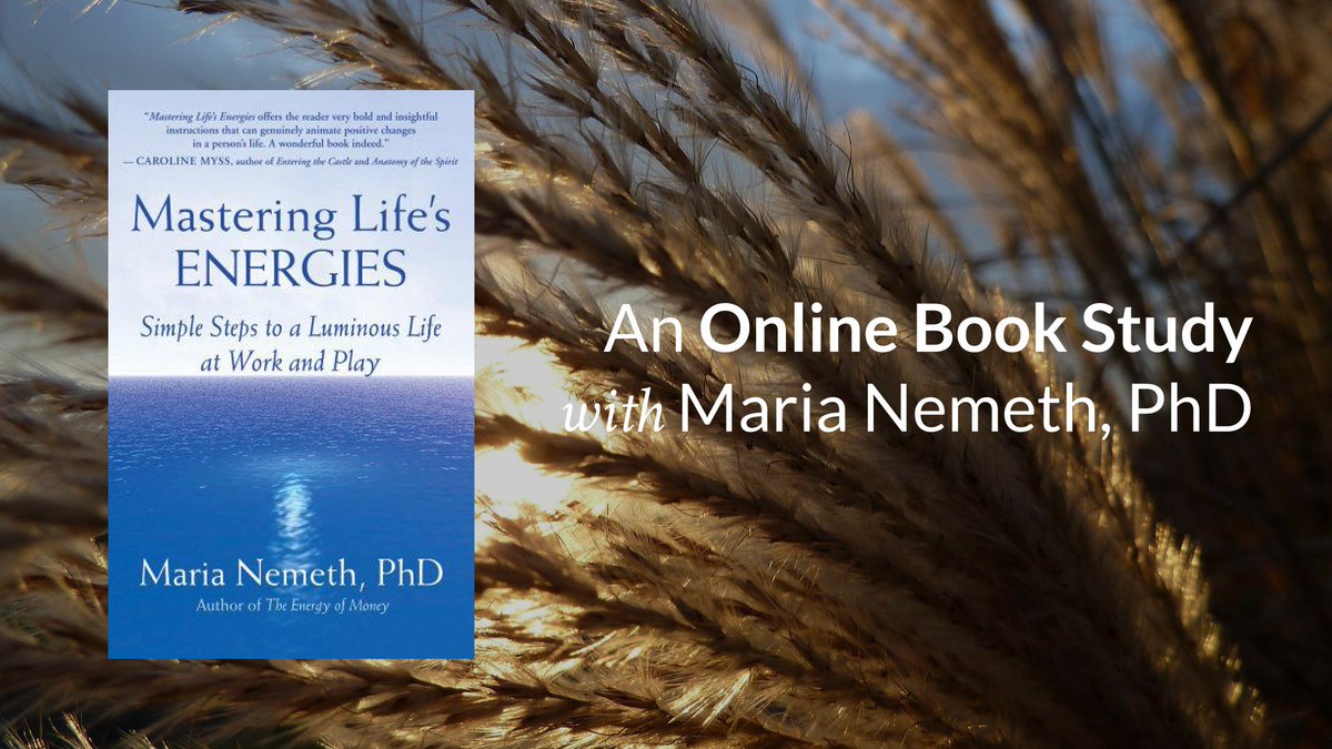 DrMariaNemeth's tweet photo. I want to offer you a heartfelt invitation to join me for a special online Book Study of my Mastering Life's Energies book, starting September 7th:
https://t.co/DgQV11WImu

Would you like to join me? https://t.co/9syDcW1zqI
