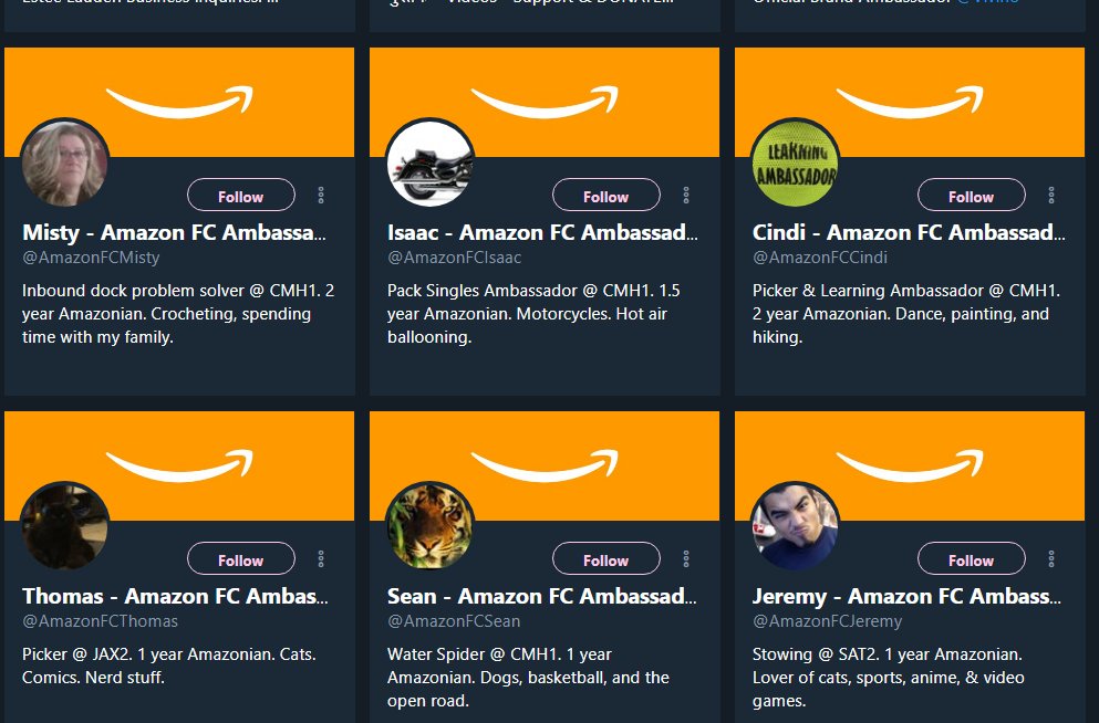 Choplogik's tweet image. This week Amazon started creating astroturf accounts that search &amp;amp; reply to tweets criticizing Amazon's working conditions, a normal &amp;amp; regular thing companies do.