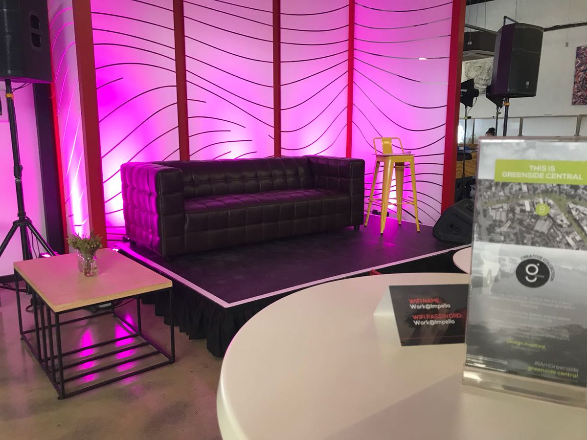 IAmGreenside's tweet image. #ThisIsUs setup earlier today at @ImpelloSpace. Our registration desk, panel discussion, guest seating area, and exhibition space were spot on - thanks to our amazing team. 👌

#iamgreenside
#womensmonth