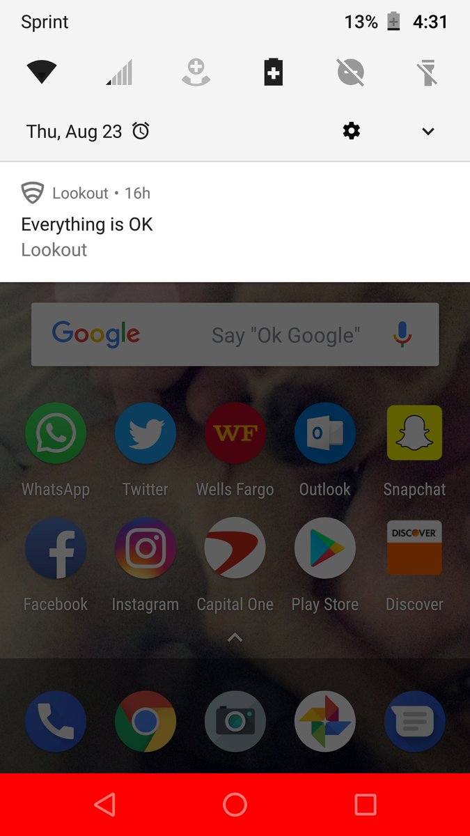 JanellaC22's tweet photo. This notification has been stuck on my phone all day, even my phone knows I'm struggling. https://t.co/Ai25mWmx3q