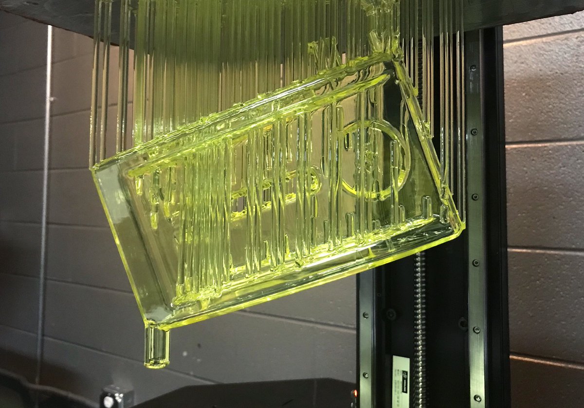 collidertech's tweet image. Check out this bracket Haley Piske—our mechanical engineer—designed and #3Dprinted for our next generation #3Dprinter. It holds a resin reservoir so you can work without worrying your prints will run out of resin.

#tech #manufacturing