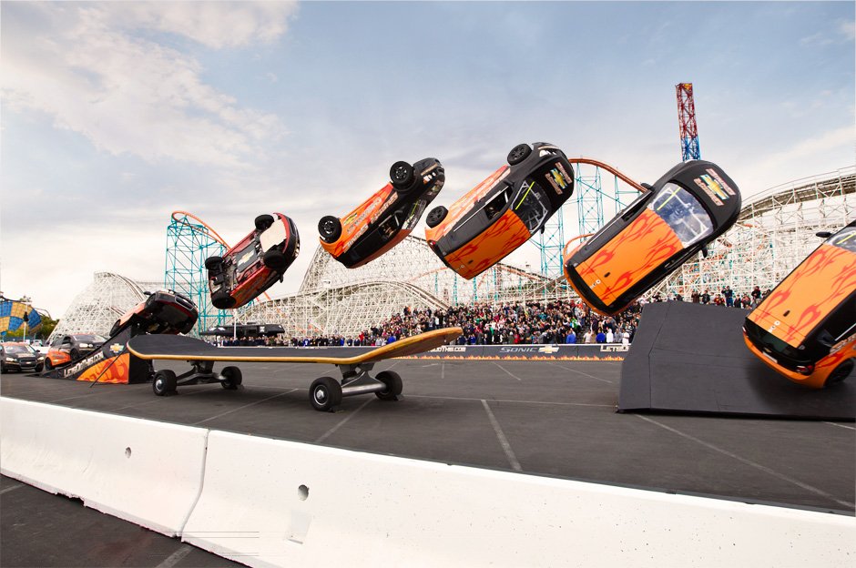 VulcanTire's tweet photo. Does anyone remember when Rob Dyrdek “kickflipped” his Chevy Sonic? Watch the video here: https://t.co/XfShNu7UT2 
#@robdyrdek #TBT #Chevy #ChevySonic https://t.co/8lOZdoxEQ1