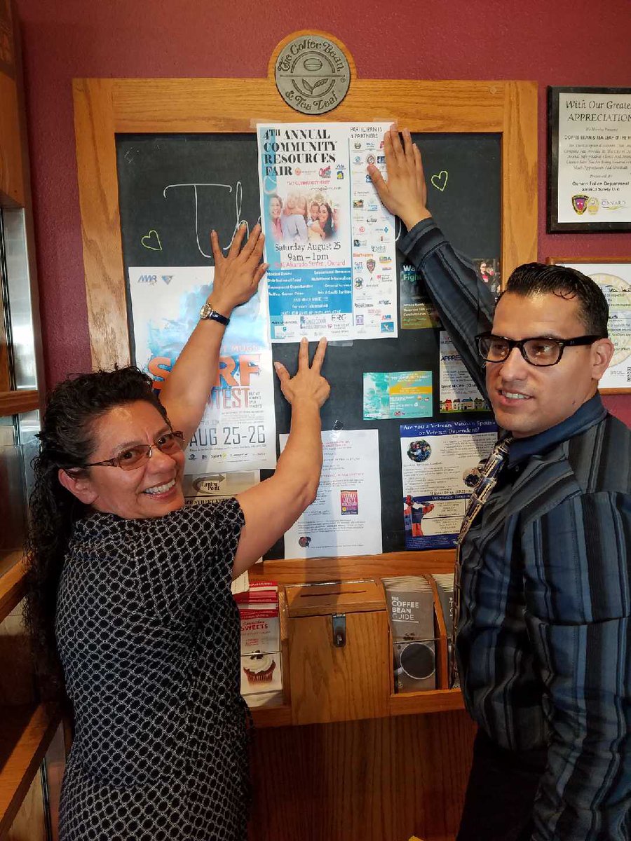 AdamSLopez1978's tweet photo. Thank you #CoffeeBean #Yogurtland #JambaJuice & #ChicFilet for supporting us in promoting our 4th Annual Community Resources Fair. And a special thank you for those merchants who have donated gift cards. https://t.co/8YbxvHsDTx