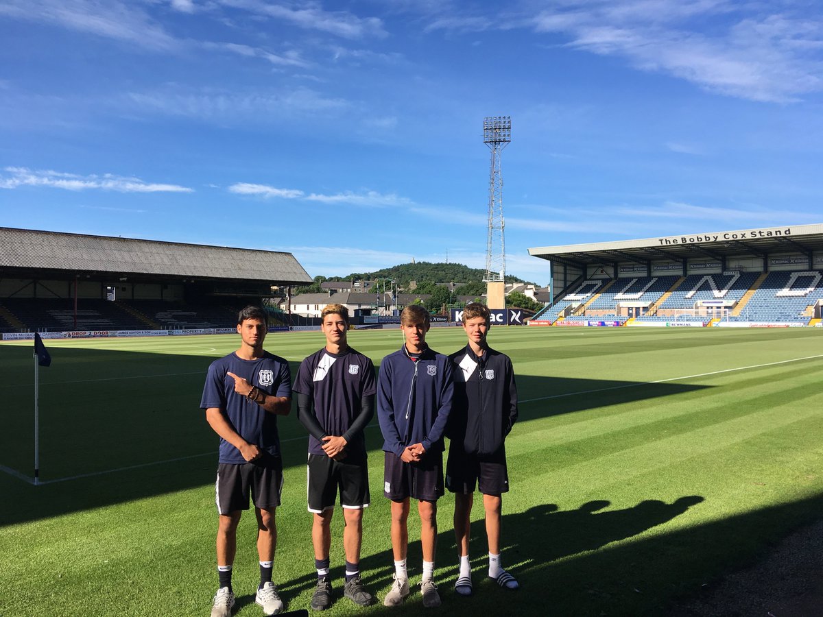 dundee_juniors's tweet photo. DJCT players Ethan, Jason and Lucas practice with @DundeeFC Pro-Academy in Scotland Summer 2018 https://t.co/eUTa6ETvVw