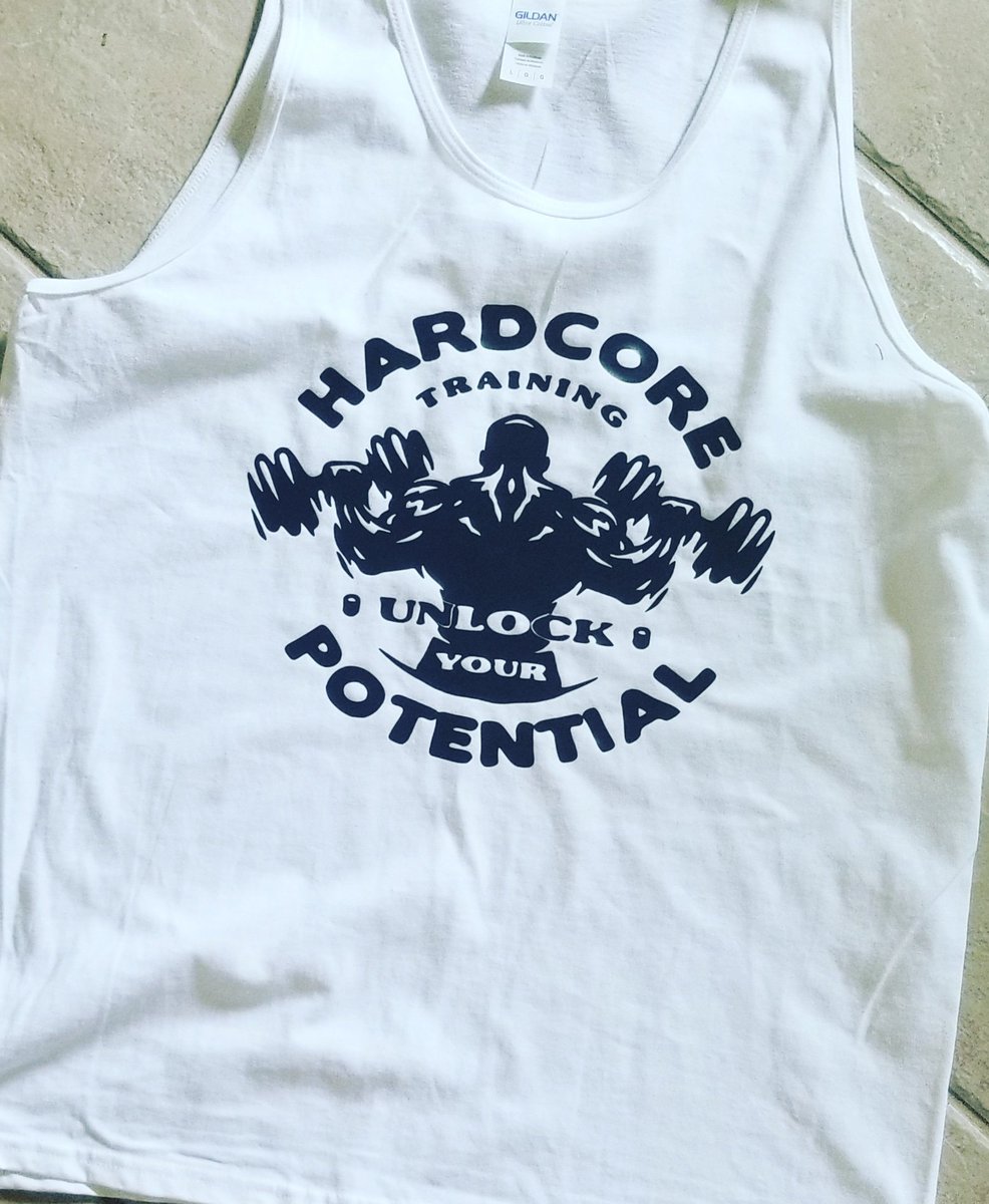 CarnesCrafty's tweet image. Who's ready to workout?! #hardcoretraining #fitness #gymwear #cricut #tshirts #homemade