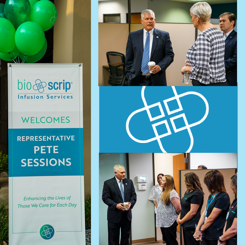 BioScripInc's tweet photo. U.S. Representative Pete Sessions visits the Dallas team

#bioscrip #infusionservices https://t.co/vrKuPNvVS0