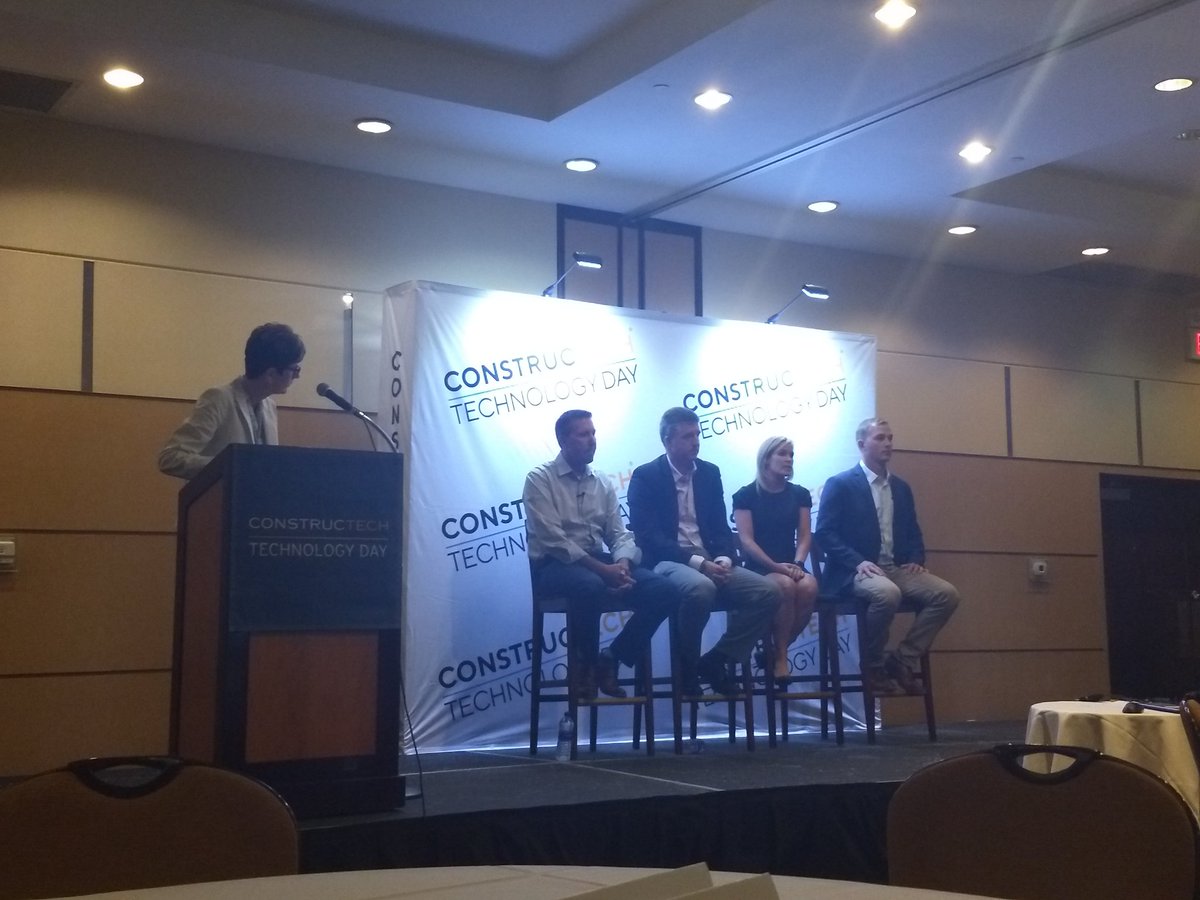 ConstructechMag's tweet photo. 62% of firms are struggling to fill important skilled labor. @MironConstruct @fhpaschen @ryancompanies @TheBoldtCo discuss. #construction #TechDay18 https://t.co/UhJ5Pkwhjz