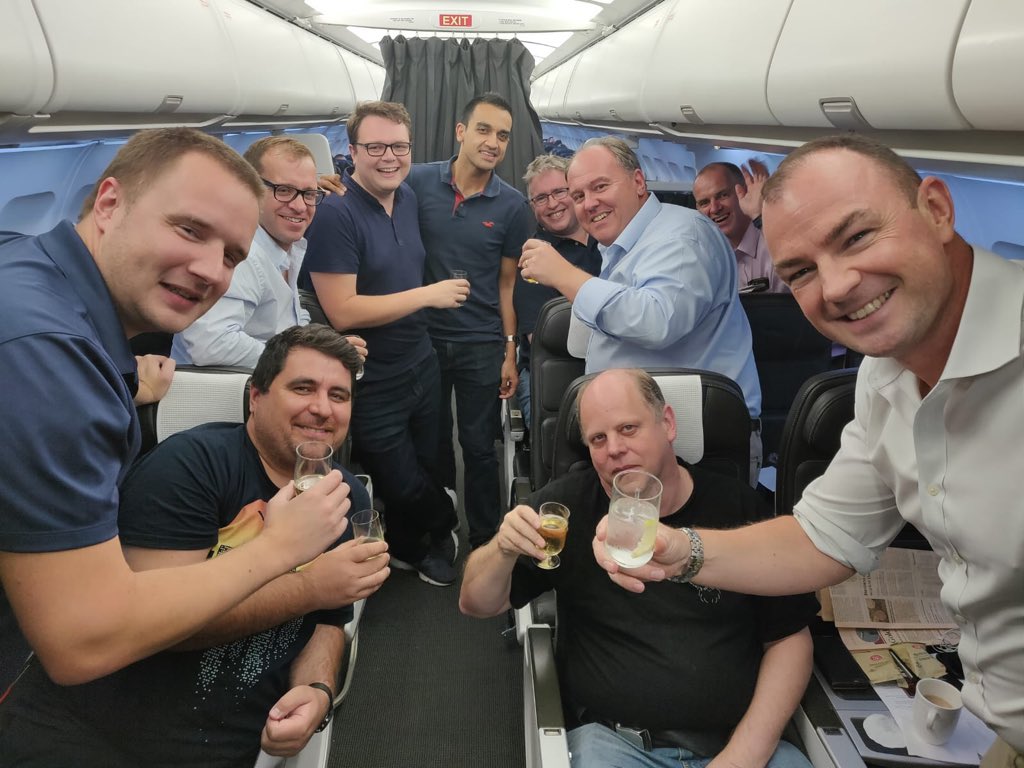 alexisk79's tweet photo. Advanced party already arrived at #OTP apparently. Looks like they had a good flight :) I’ll be heading there tomorrow #PhoenixDo #flyertalk #britishairways https://t.co/F1WIRJ2YZa