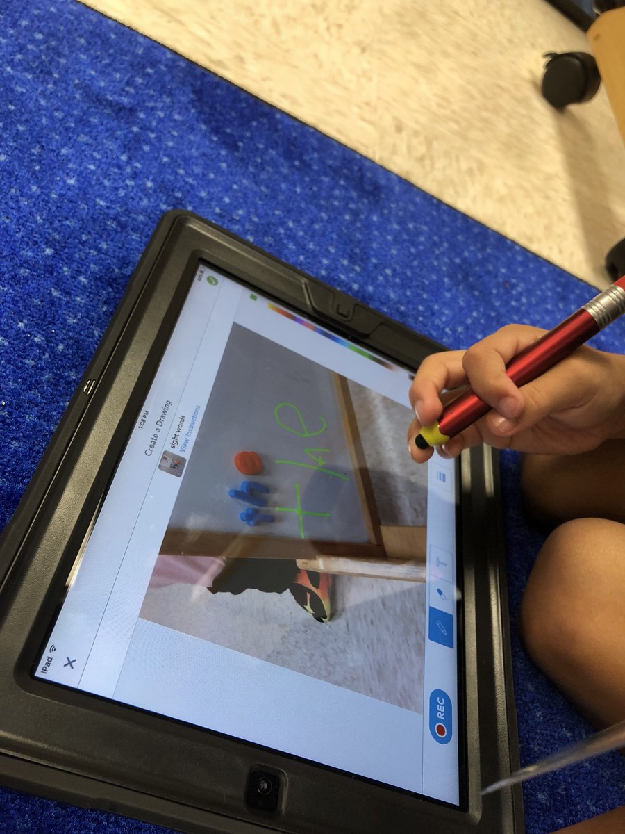 kinder2Psinapod's tweet photo. More Seesaw in Kinder to practice sight words! ❤️@LearningatLTE https://t.co/Kw77Zfq2eH