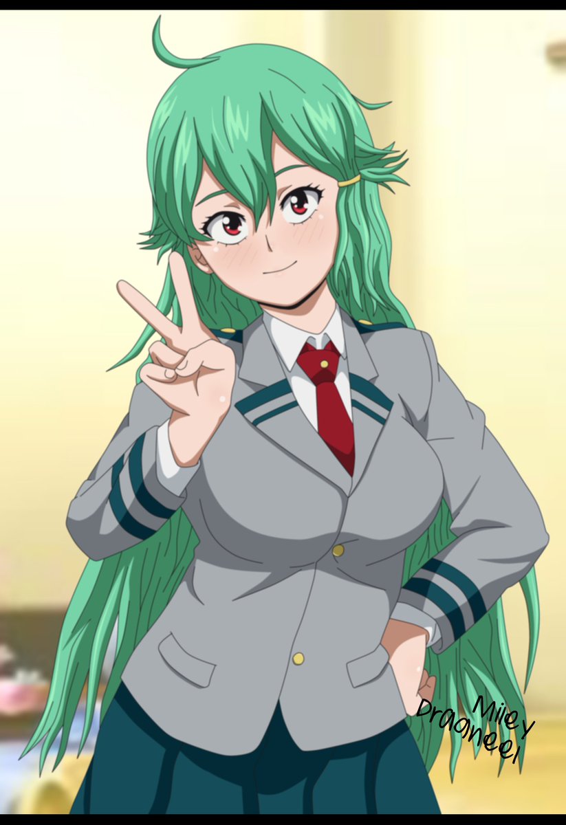 mileydragneelVE's tweet image. -Hello, I share here the last commission I made, an OC in the style of Boku No Hero Academy, a little younger and in the uniform of U.A. :D
She is beautiful n.n

Commission for: #FreeMkky

#BokuNoHeroAcademiaOC #ColorStyle