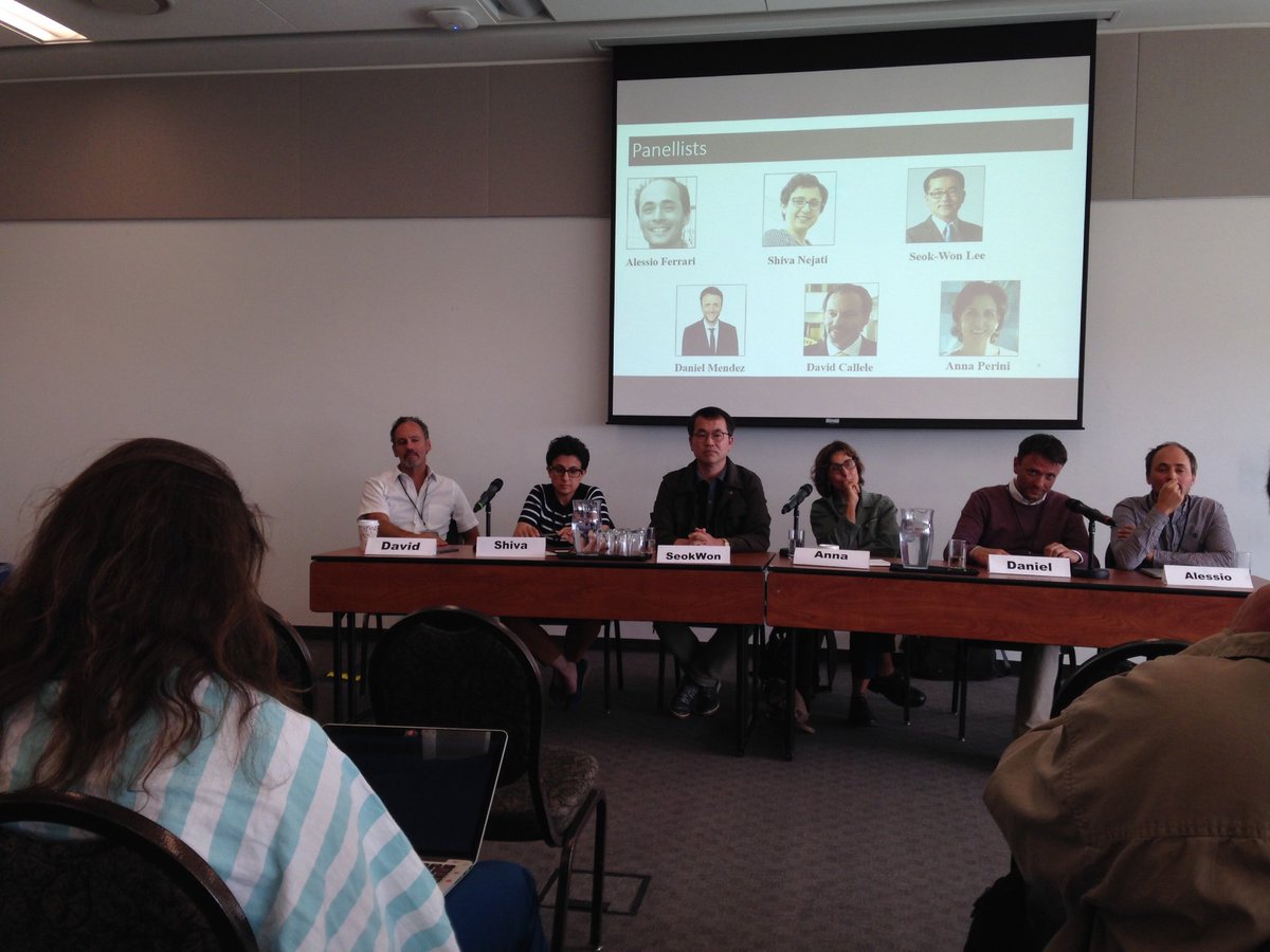 JaHuffHa's tweet photo. Maleknaz Nayebi moderates the Data panel as part of the Data Track. @re_cares @ieee_re #RE18 https://t.co/0Tvq7ZOAcW