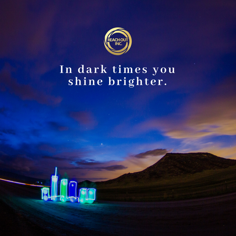 Reach_Out_Inc's tweet photo. Never be afraid of darkness, it makes you brighter.
#ReachOutPh https://t.co/FRKDz8dg6p