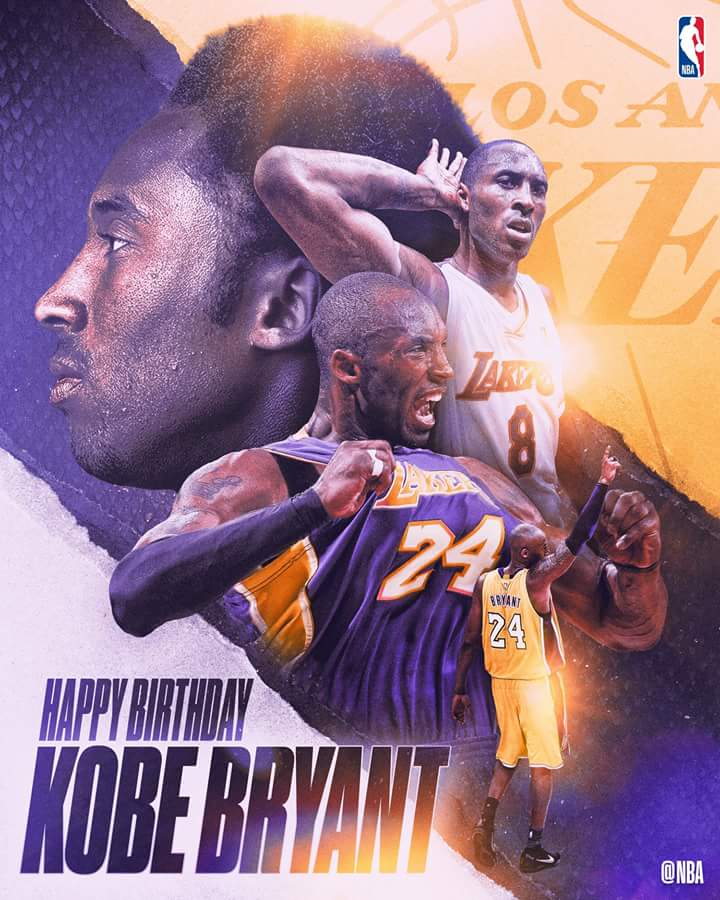  Join us in wishing a Happy 40th Birthday to the Black Mamba himself ... Kobe Bryant! 
