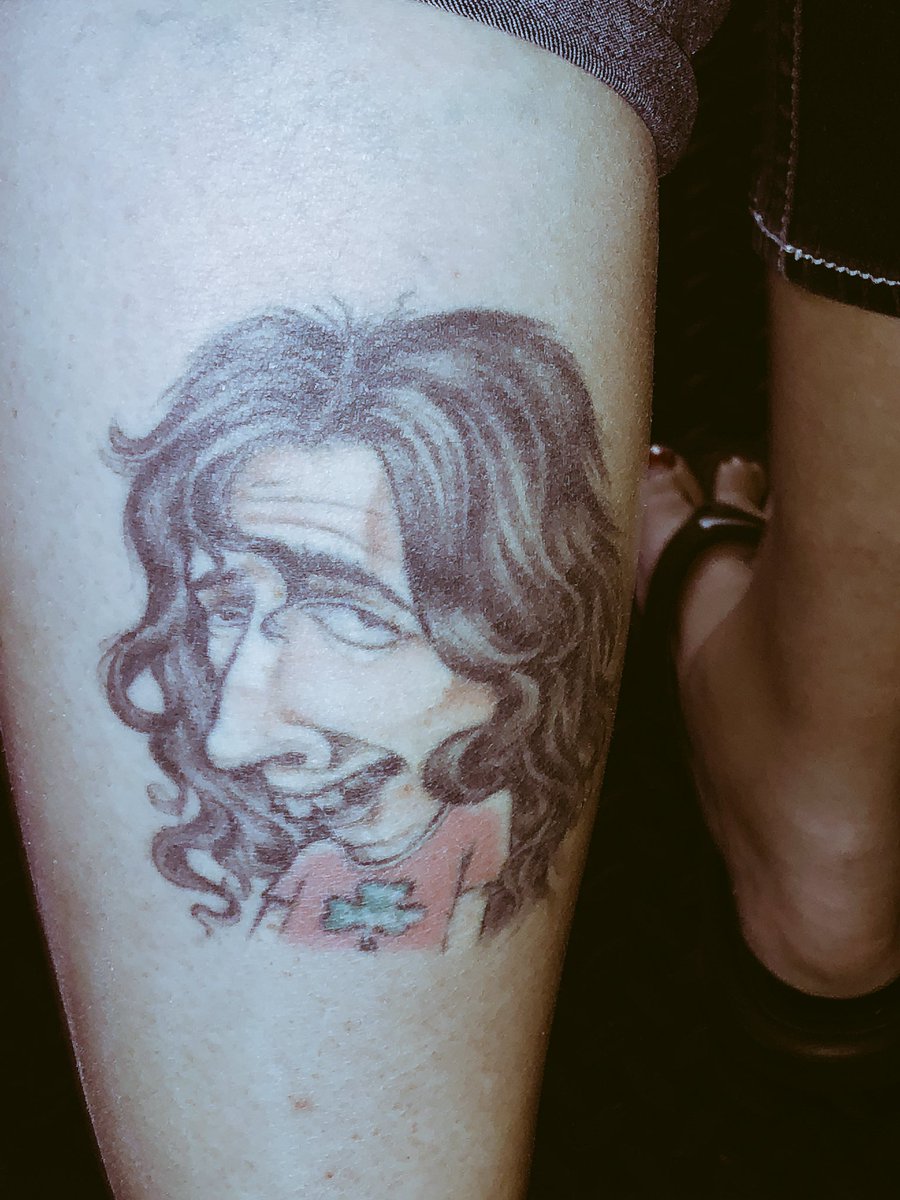 jf3phan's tweet photo. @rmlimodriver69 @sternshow @jdharm @shalomshuli at The Shot Spot in Peoria IL. Bartender has an @sternshow tattoo. Howard will hate this. #tattoofail #Howard2020 https://t.co/7Zu3Btd1XA