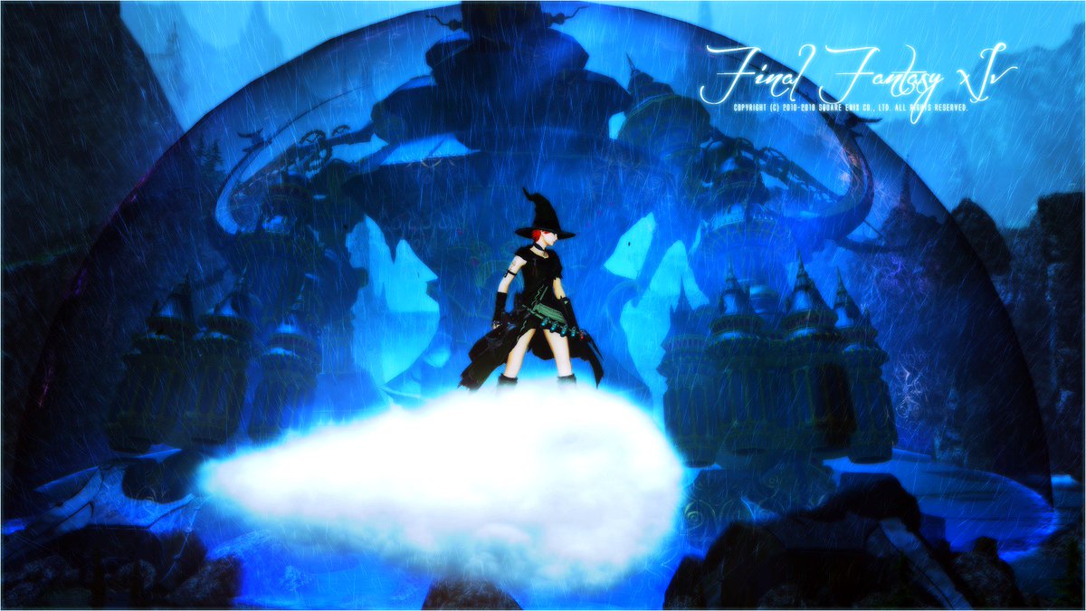 iBrightDancer's tweet photo. Today's #egidaily is "Rain".... let the rain wash away your tears 😘😗 #ffxiv #ff143 #ffxivsnaps https://t.co/oKGQDChFp3