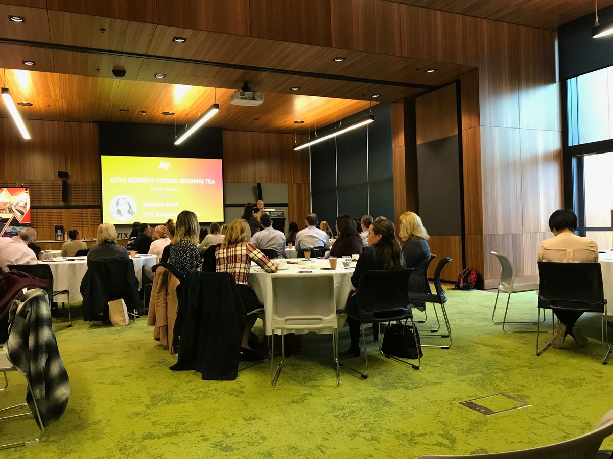 DavidLabuskes's tweet photo. And now we celebrate β¦@AVIXAWomenβ© here in Sydney #Integrate2018 Shatter any ceilings that stand in your way...Play like a girl! @avixa https://t.co/2HfZ0b8sxE