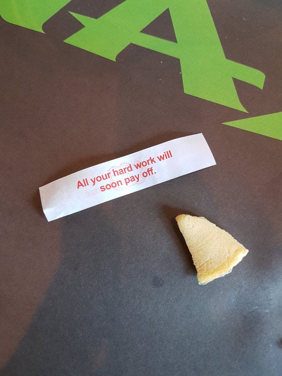 CaptainVO's tweet photo. My last fortune cookie ! https://t.co/2lIDiEs0un