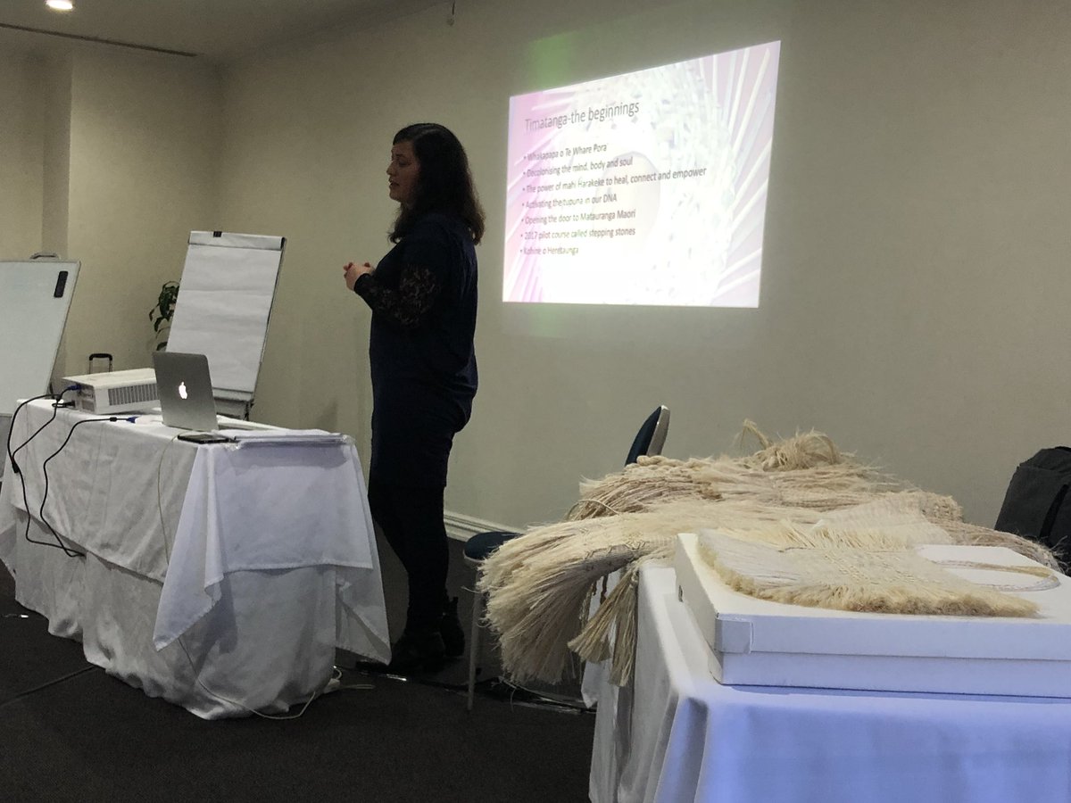 Activating our tūpuna in our DNA, the power of harakeke to heal, connect and empower. 
Just wow Niwa Brightwell!
#kāhui2018