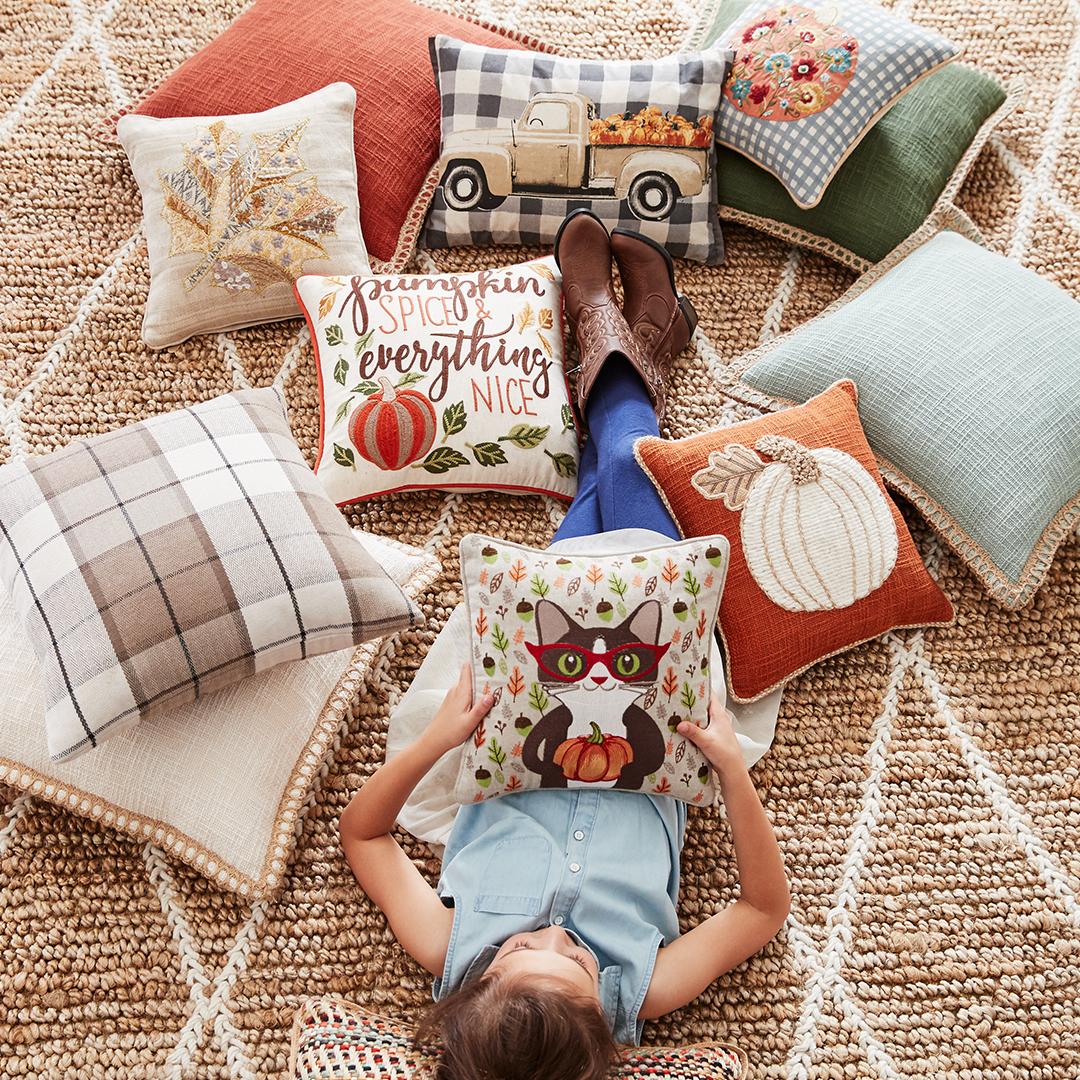 pier one fall pillows