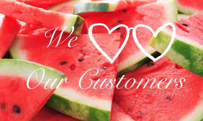 Customer Appreciation Day, Saturday, August 25, 7am-Noon in Derby! Come on out to the Derby farmers market and enjoy a watermelon feed from 9am-11am plus sign up for giveaways of free goodies from your local vendors! #livemusic #localfood #shop #derby #farmersmarket