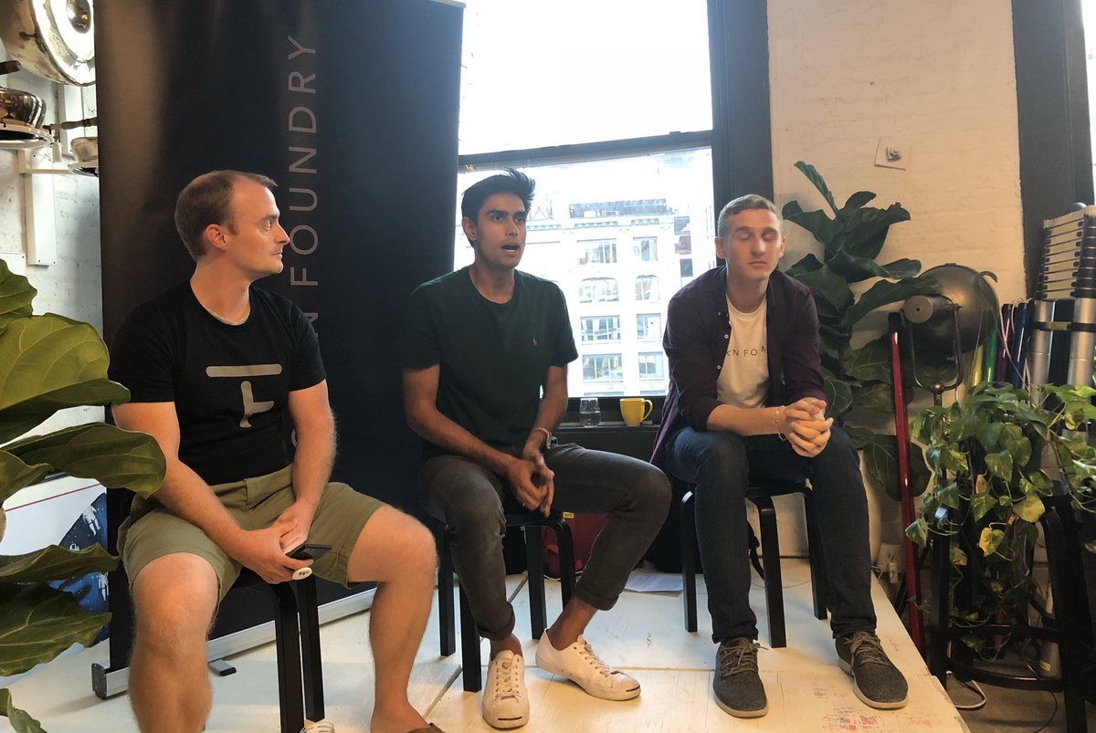 wonderphild's tweet photo. Exciting to hear Token Foundry do a token tear down of Bancor and Adchain. @tokenfoundry @ConsenSys #tokenfoundry #tokenteardown #consensys https://t.co/BPqOcSm4pY
