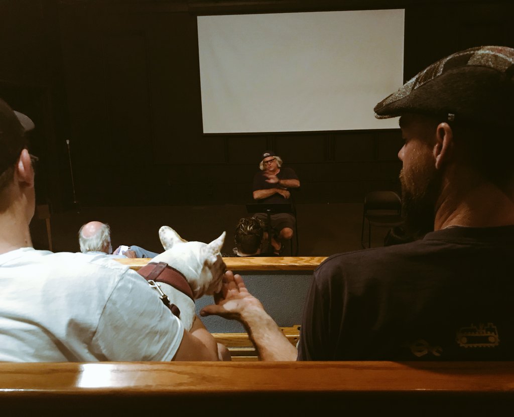 MAG_Rochester's tweet image. Doug Rice tellin' it. The history of ARTWalk. Happening now in the Neighborhood of the Arts.
#ArtMatters
#ExploreNOTA