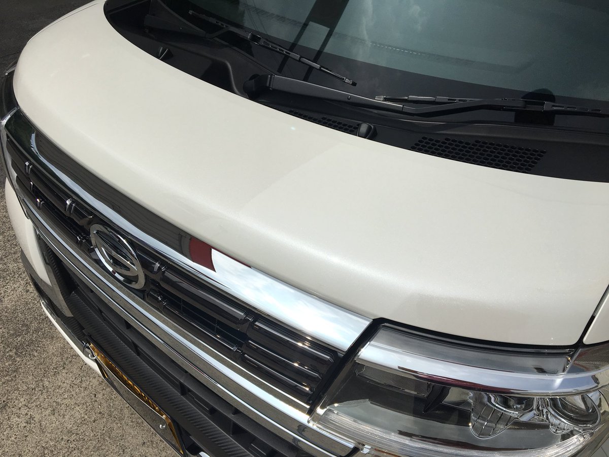mikamosekiyu's tweet photo. 本日の施工車
DAIHATSU  TANTO
#Mcoat3(3層型)
#3年耐久ガラスコーティング 
#新車施工
サイズS 56,000円
ご施工ありがとうございました😁
Produce by #GGuard https://t.co/QwVWlAb3Us