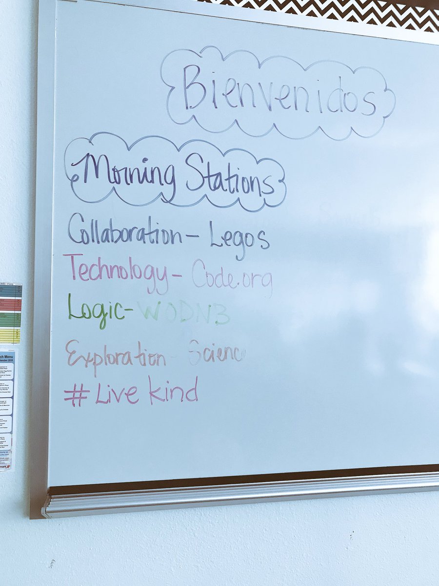 BathmanEDU's tweet photo. Loving 💕 how @MrsValadez13 is incorporating #MISDlivesKind into her Morning Stations. In the #livekind station, Ss will choose from a list of random acts of kindness to implement! #WebblivesKind #WebbWOWs https://t.co/iw7lu30SEd