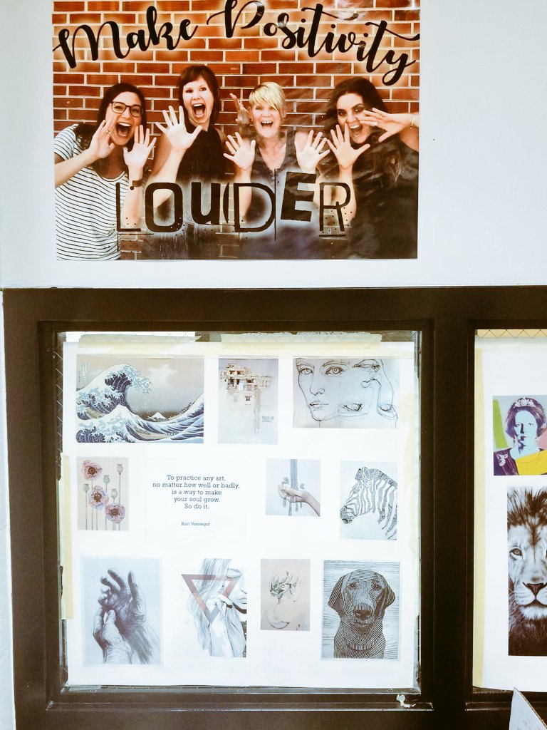 MsMishoe's tweet image. Starting the year positively happy. #art #arapclassrooms2018 #jcrew