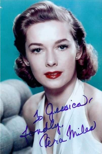 Happy 89th birthday to Vera Miles. In 2008, she sent me her autograph with a sweet, encouraging note. 