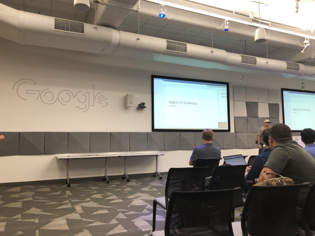 Mardiniii's tweet image. Thank you so much to the people from #golangNYC and @Google for the amazing time and the great talks tonight at the #Golang #meetup!