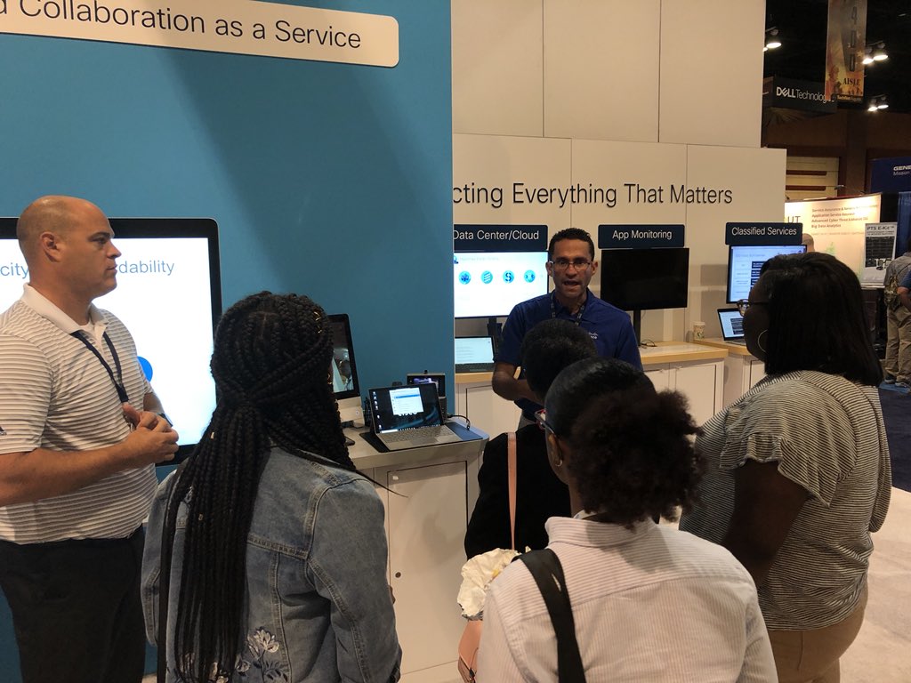 GusMendiola's tweet photo. Thanks for a great show @AFCEA Professional, educational and entertaining.  Great to spend time with our customers!  #Cisco #AFCEATechNet #WeAreCisco #ArmySignal https://t.co/2HkXOBqfWj