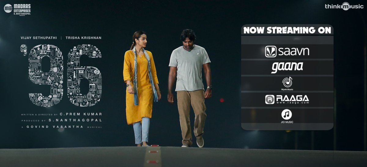 thinkmusicindia's tweet photo. #96AudioOutNow
#96TheMovie Full Album Now Streaming On your Favourite
Platforms 🎶🎼📲
@Saavn - https://t.co/2sN89OT6SW
@gaana - https://t.co/KieeNkfIvj
@WynkMusic - https://t.co/5AyVHe5M9Y
@raagadotcom - https://t.co/oKWLwizDYD
@JioMusicHD - https://t.co/USgKJSJPFU https://t.co/I7RjMQY7tE