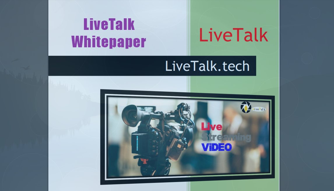 livetokenlvt's tweet photo. Our finished Whitepaper, read to better understand the LiveTalk project. a groundbreaking platform.
Whitepaper: https://t.co/zStskO7wU7 …
Website: https://t.co/B0weLaFW83 
Support: Support@livetalk.tech
#livetalk #ICO #PreICO #ETH #Bitcoin #airdrop https://t.co/jAWQ4KRomd